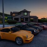 Collection of Porsche 911 cars (964)