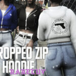 Cropped Zip Hoodie For MP Female Cropped Zip Hoodie For MP Female