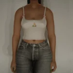 Cute ribbon top for MP Female 1.03