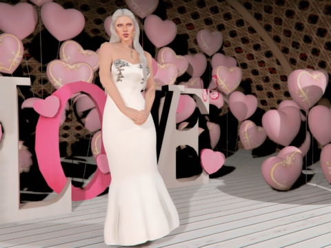 Daphne Wedding Dress for MP Female 1.0