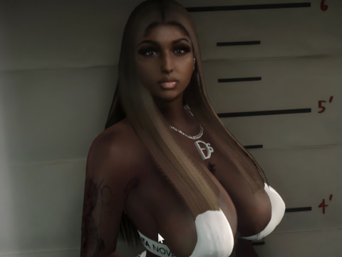 Dark skin Amore face for MP Female 1.0