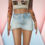 Denim Skirt for MP Female Denim Skirt for MP Female