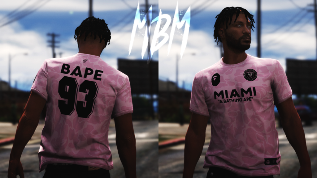 Inter Miami x Bape Concept Shirts