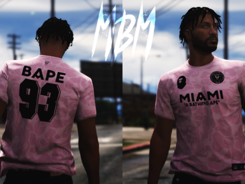 Inter Miami x Bape Concept Shirts