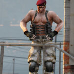 Jack Krauser - Resident Evil 4 with commando outfit + mutated version2