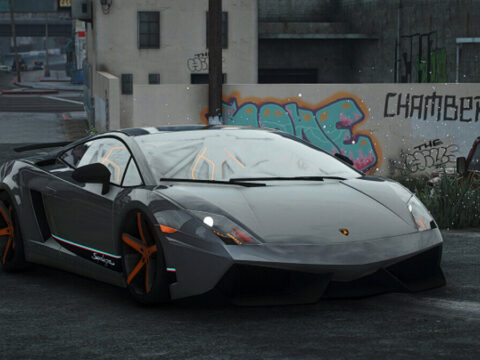 Lamborghini Gallardo Superleggera Slammed