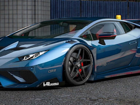 Lamborghini Huracan Liberty Walk Silhouette