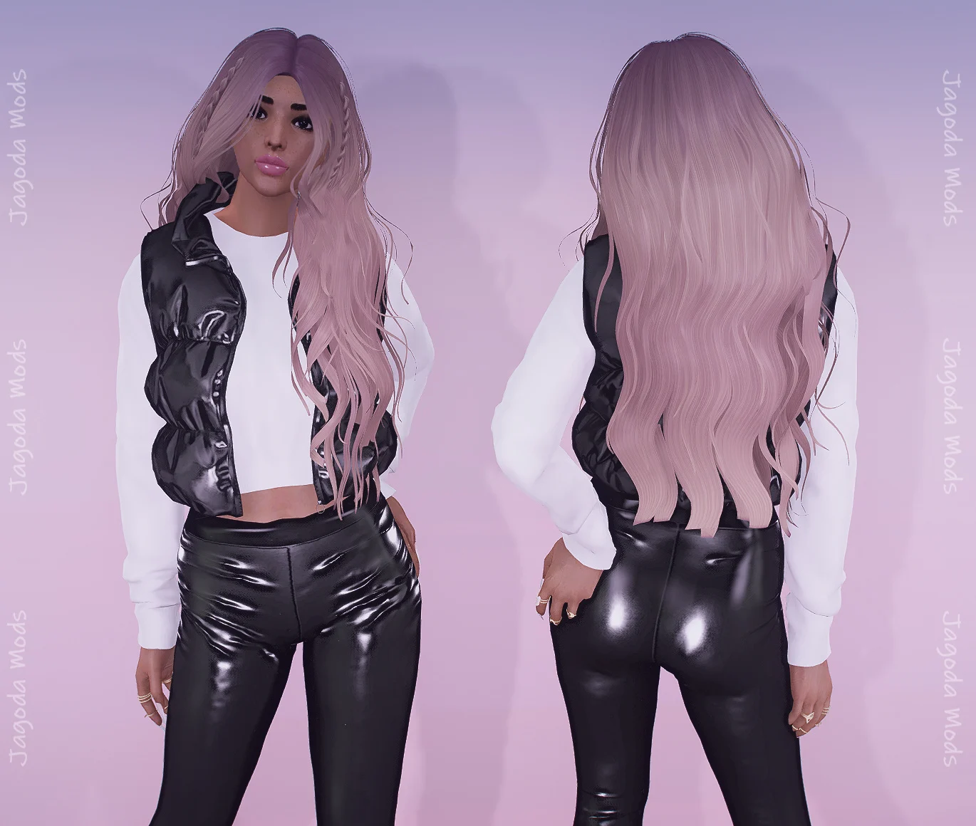 Long curly hairstyle for MP Female V1.0 – GTA 5 mod