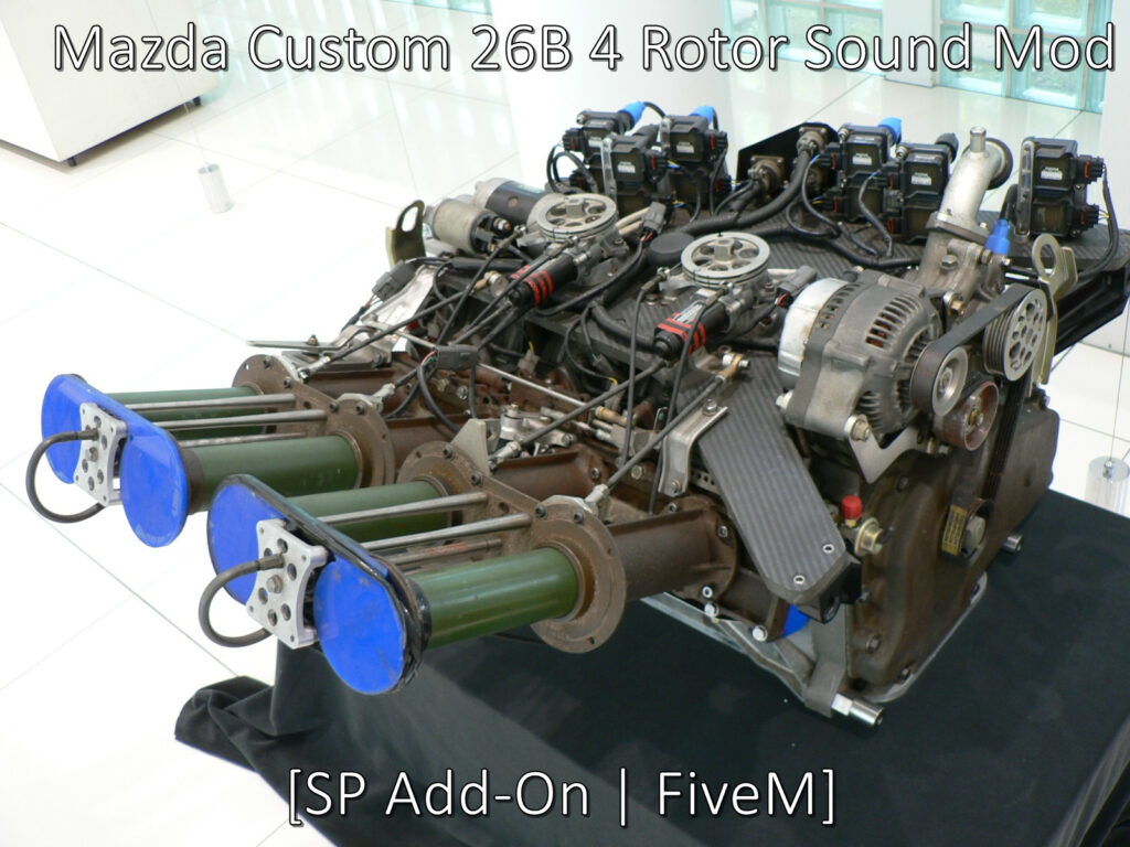 Mazda Custom 26B 4 Rotor Sound Mod [SP Add-On | FiveM] 