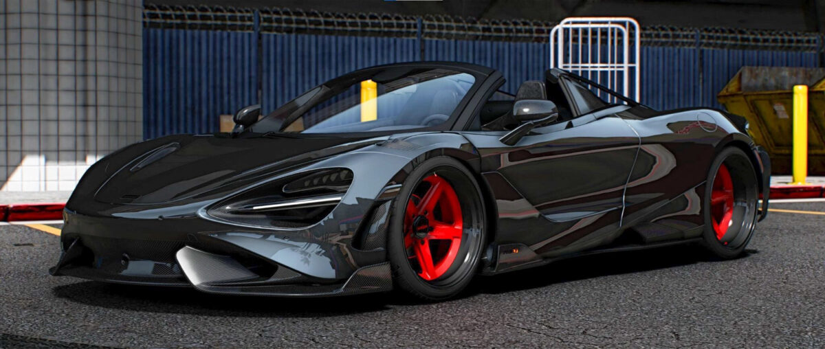 Mclaren 765LT Spider Slammed – GTA 5 mod