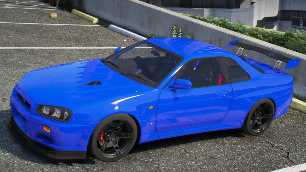 Nissan Skyline R34 GT-R Stationed