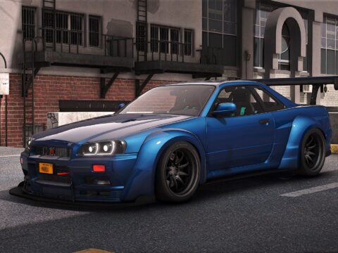 Nissan Skyline WideBody R34