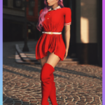 Over knee high heel boots shoes for MP Female 1.02