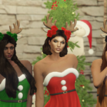 XMas Dress & Reindeer Anklers for MP Female V1.0