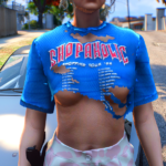 Shopaholic Ripped Shirt for MP female 1.02