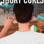 Short Curls Hair for MP Male 1.03