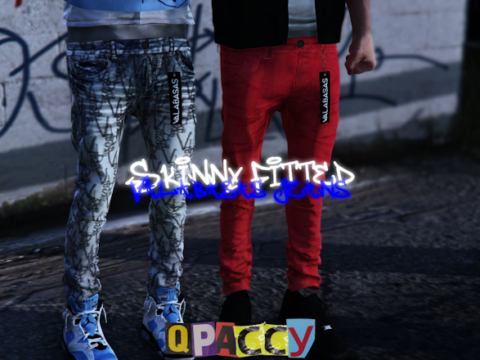 Skinny Fitted Valabasas Jeans for MP Male