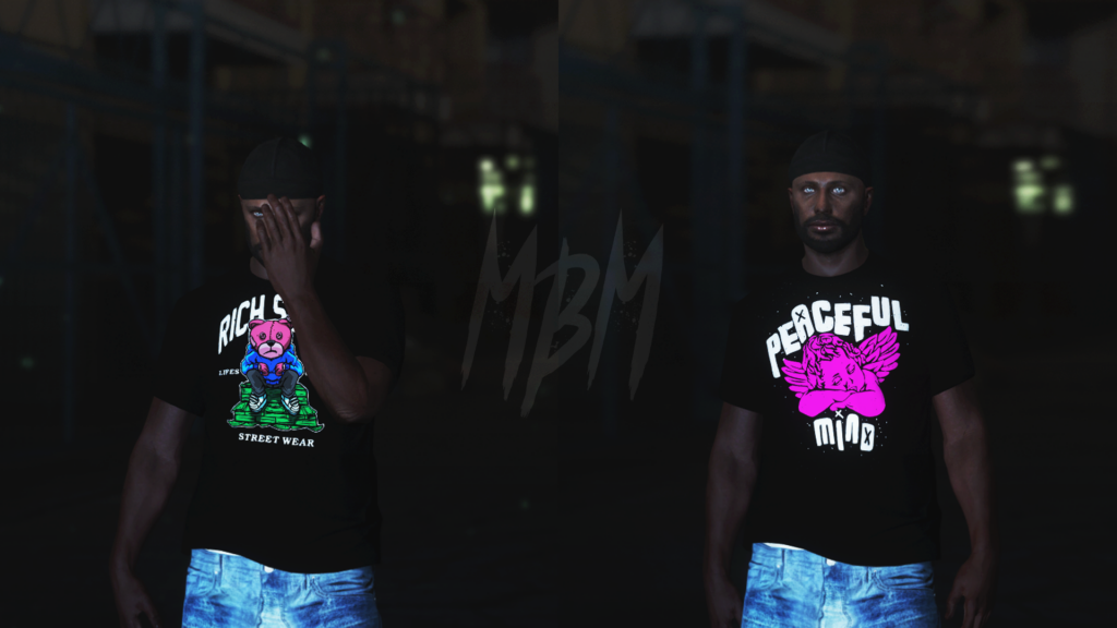 T-shirt Pack 001 for MP Male