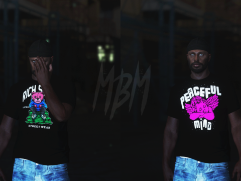T-shirt Pack 001 for MP Male
