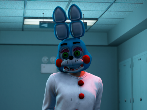 Toy Bonnie - FNAF Mask [Female/Male] V1.0