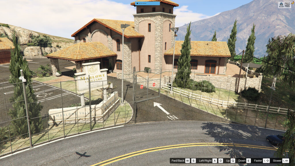 Vineyard Mansion Fence [YMAP] V1.0