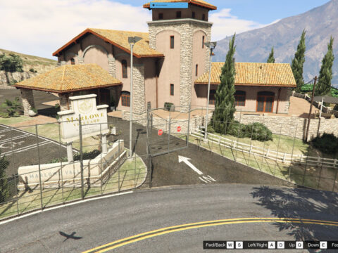 Vineyard Mansion Fence [YMAP] V1.0