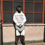 Black & White VLONE Hoodie For Franklin