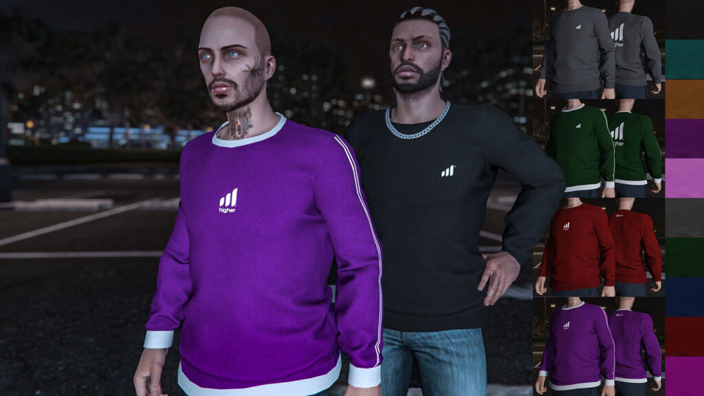 Recolored sweater | textures | fake brand | for MP male