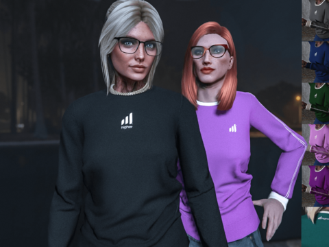 recolored sweater