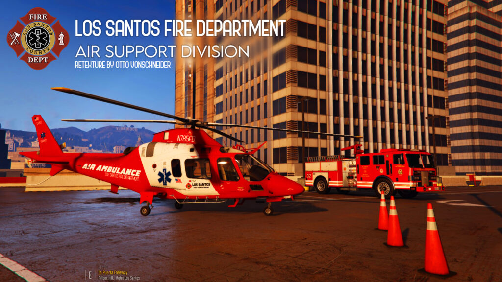 Augusta Westland AW109 LSFD - Los Santos Fire Department 1.0