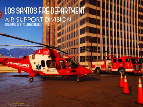 Augusta Westland AW109 LSFD - Los Santos Fire Department 1.0