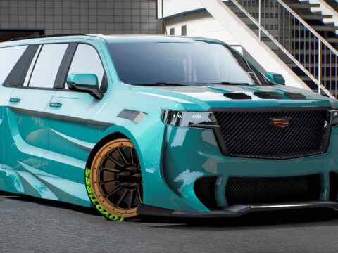 Cadillac Escalade Abflug