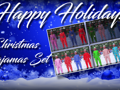 Christmas Pajamas Set For MP Male / Female V1.0