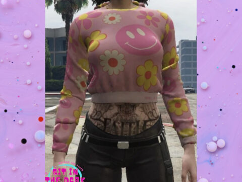 Custom crop hoodie SITD for MP Female 1.0