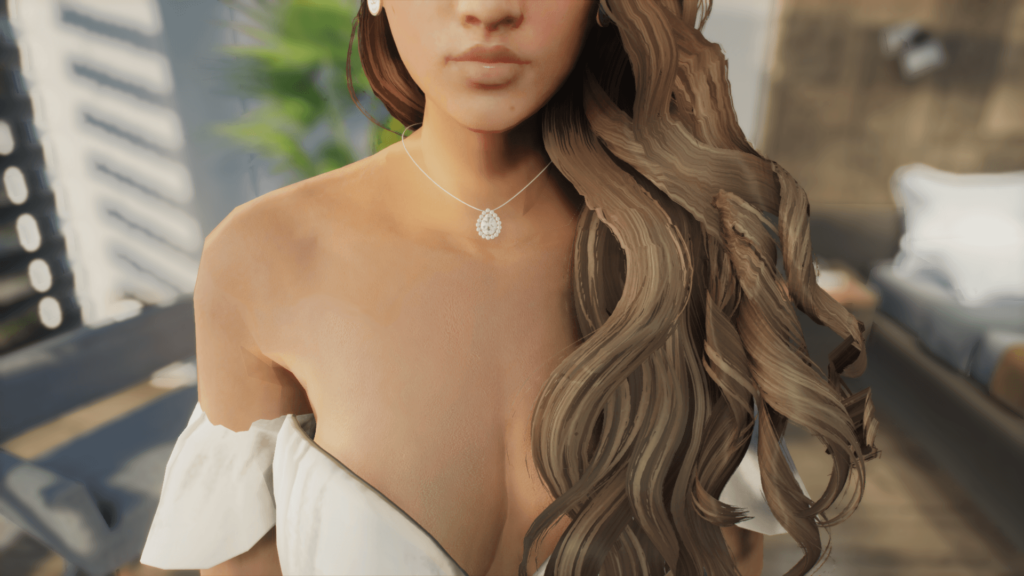 Diamond Jewel Necklace for MP Female 1.0
