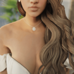 Diamond Jewel Necklace for MP Female 1.0