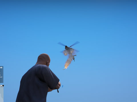 Enable Weapons for Helicopter Pilot and Passenger