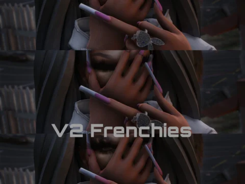Frenchies V2 (XL Acrylic nails) V1.0
