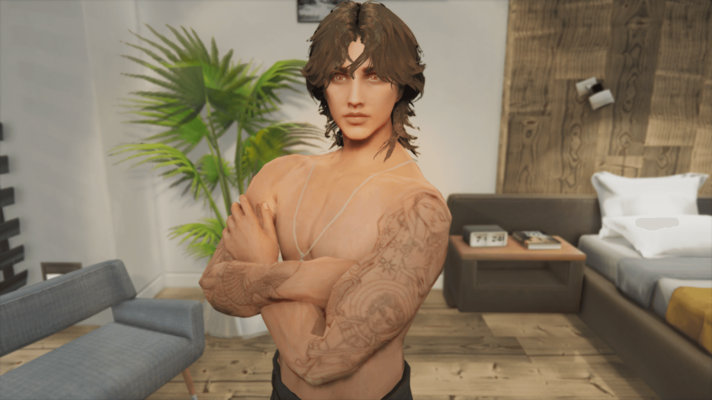 Hair Pack for MP Male 1.0