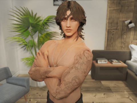 Hair Pack for MP Male 1.0