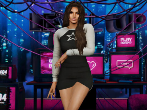 Long Sleeve Dress for MP Female