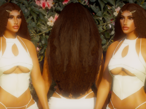 Natural Hair for MP Female 1.0