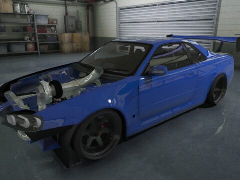 Nissan Skyline R34 Drift Mega