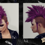 Punk Mohawk Hair for MP Female 1.15