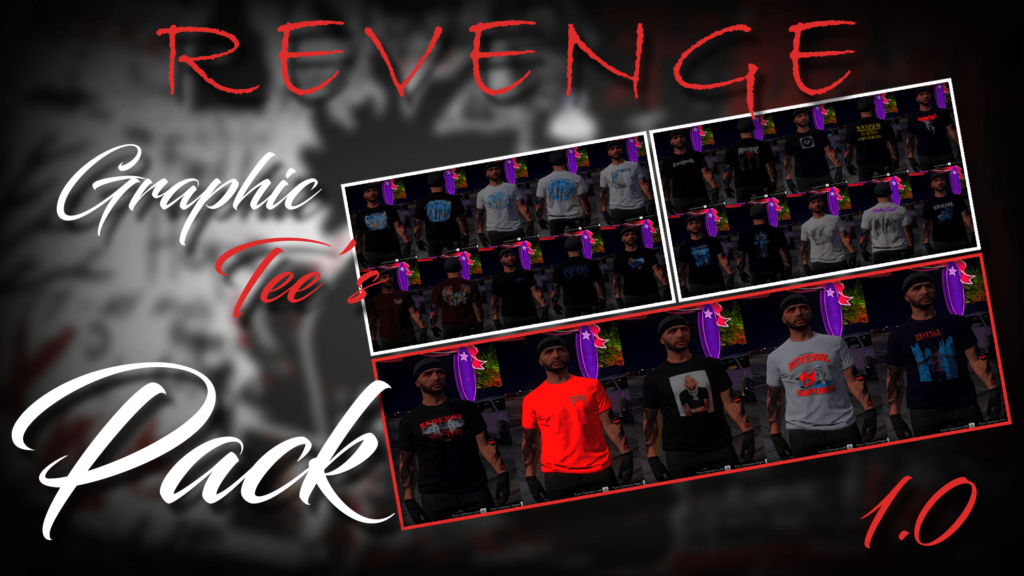 Revenge TShirt Pack for MP Male 1.0