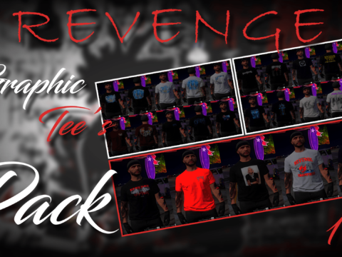 Revenge TShirt Pack for MP Male 1.0