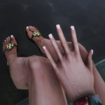 Short French nails for MP Female 1.03