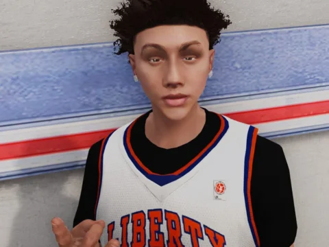 Short Frizzy Hair for MP Male 1.0