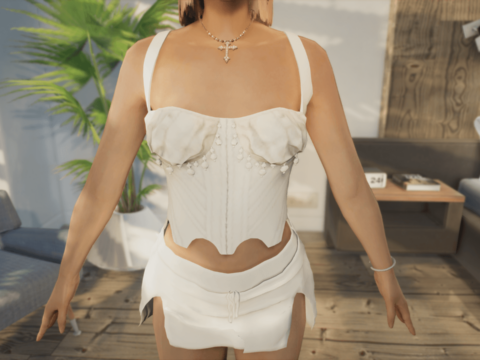 Stylish Corset for MP Female 1.0