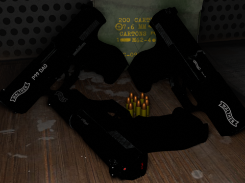 Walther P99 DAO [Animated]